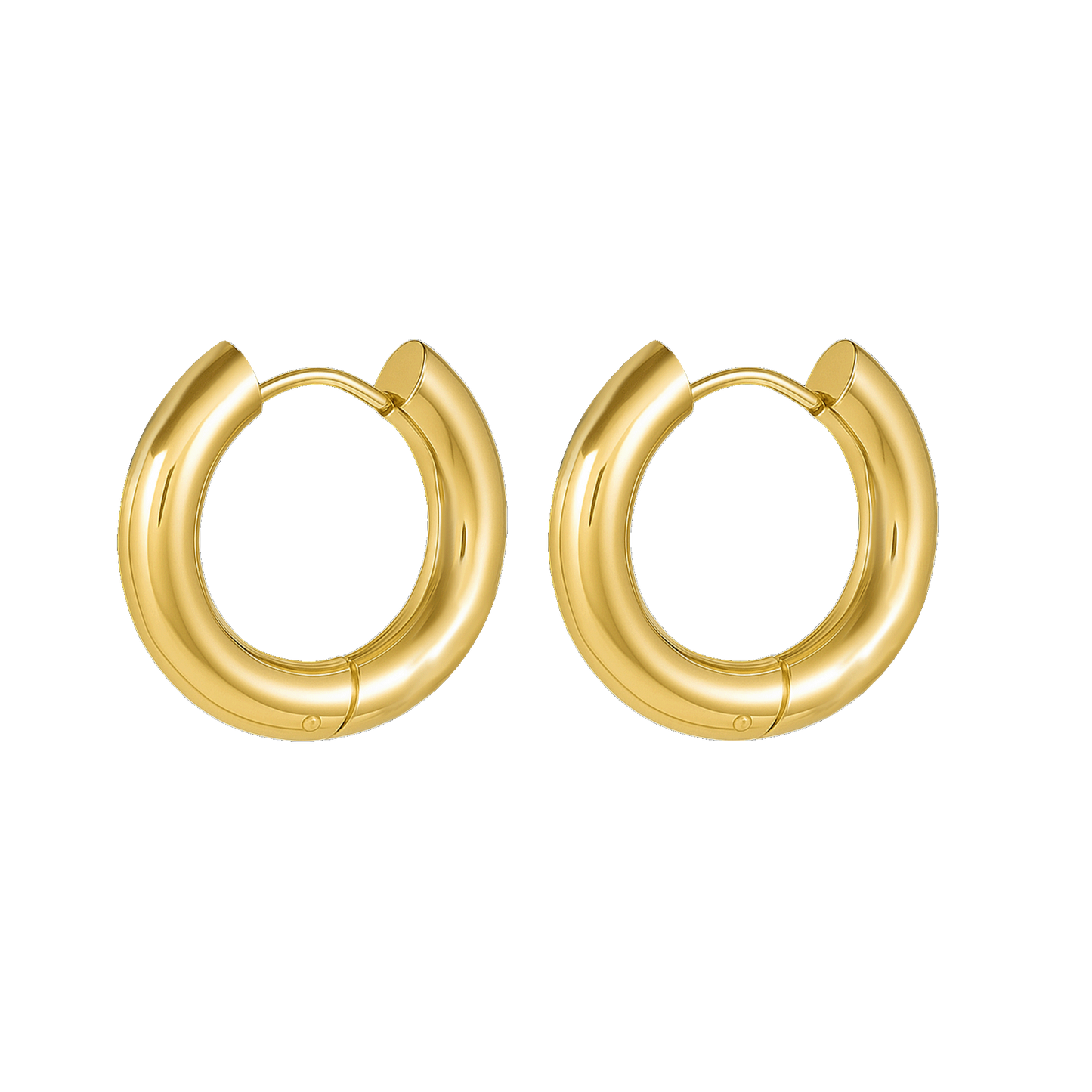 VINTAGE CHUNKY HOOPS GOLD