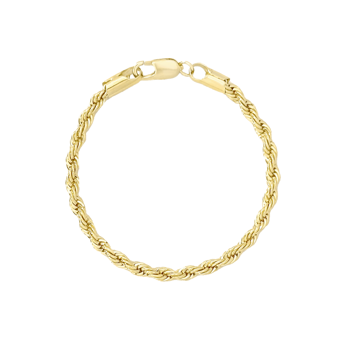 gold rope bracelet waterproof