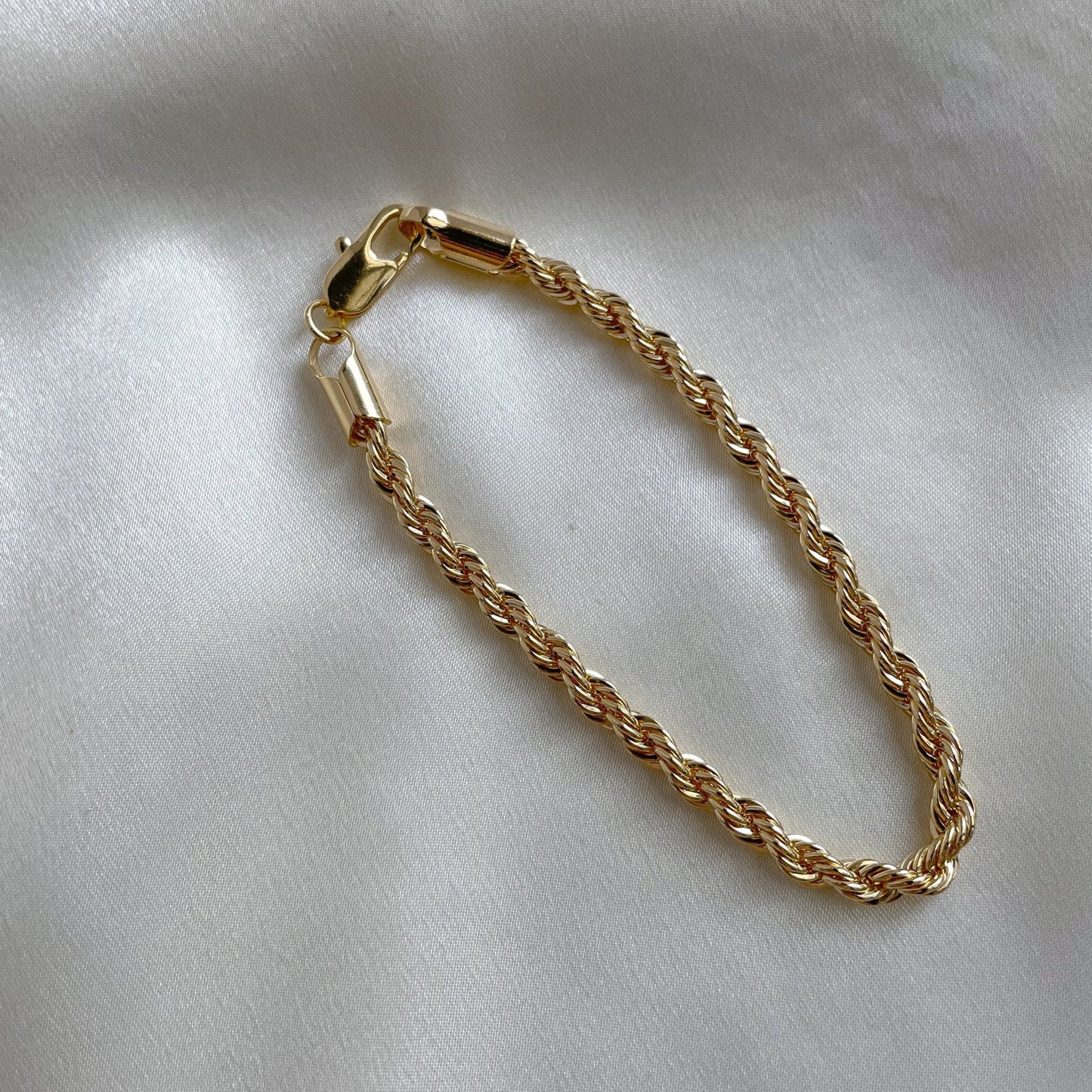 rope bracelet gold essential