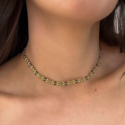 OLIVE LEAF CHOKER