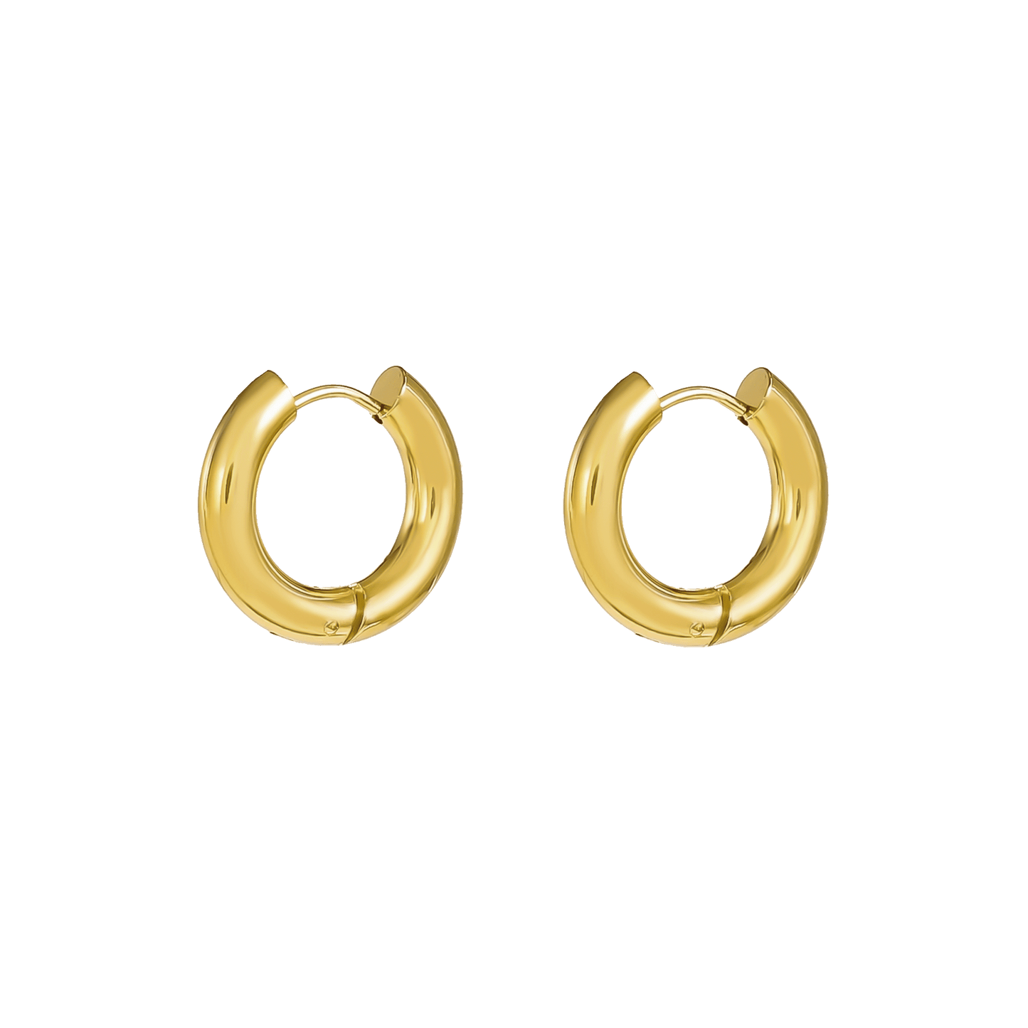 CLASSIC CHUNKY HOOPS GOLD