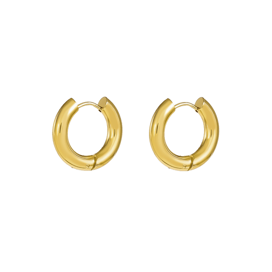 CLASSIC CHUNKY HOOPS GOLD