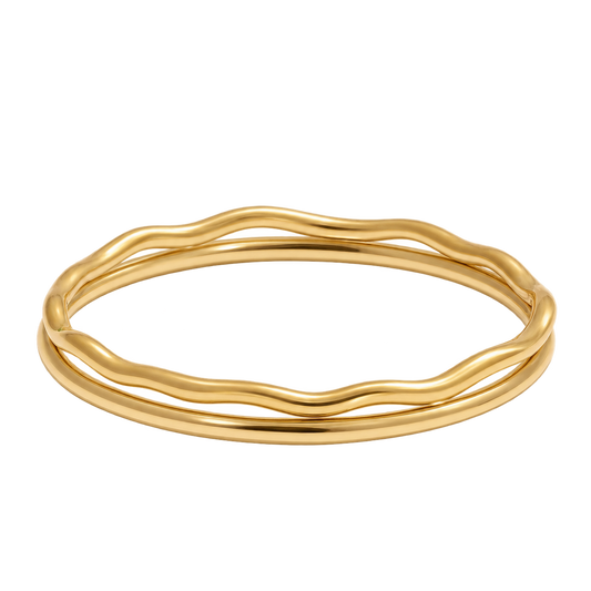 Everyday Gold Bangle Stack