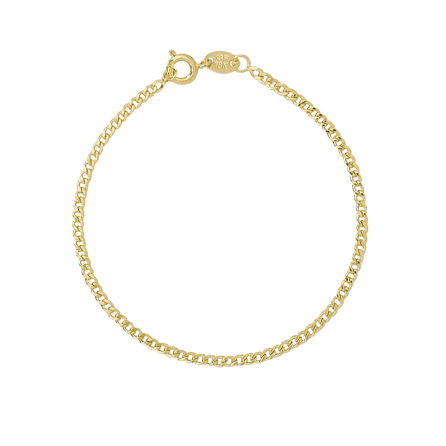 DAINTY CURB BRACELET GOLD
