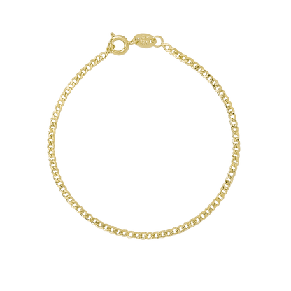 DAINTY CURB BRACELET GOLD