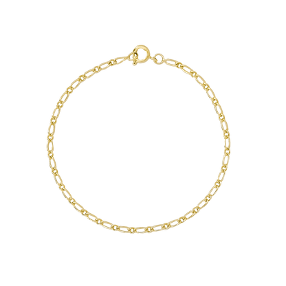 DAINTY FIGARO BRACELET GOLD