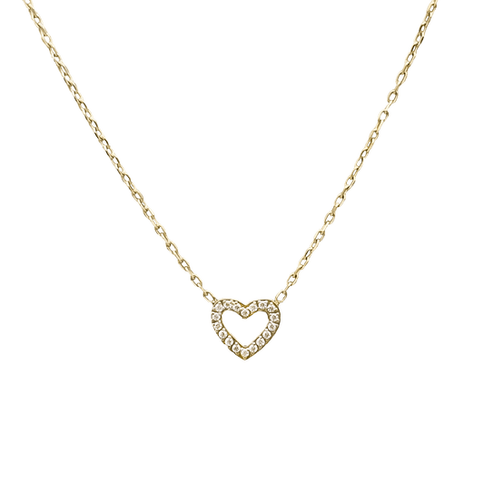 SMALL HEART NECKLACE GOLD