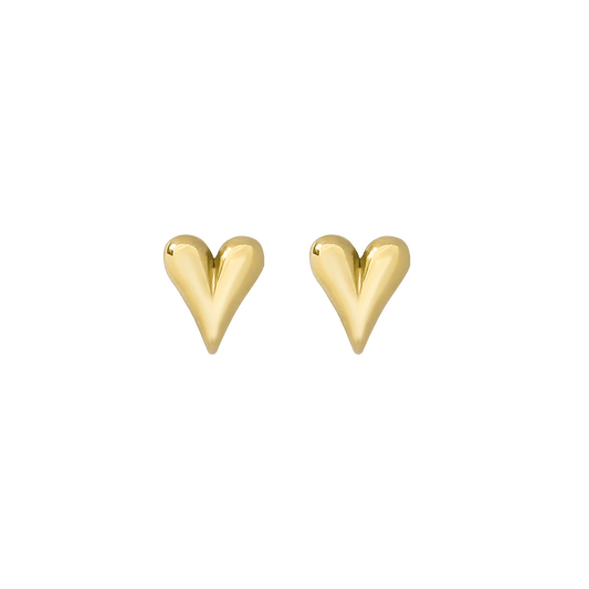 PUFFY HEART EARRINGS