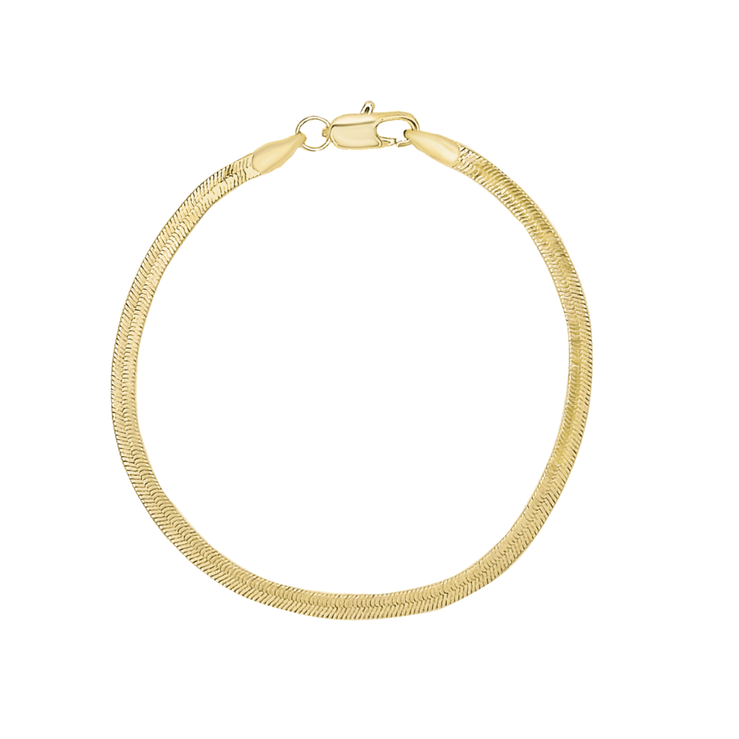 PAPERCLIP BRACELET DAINTY GOLD WATERPROOF