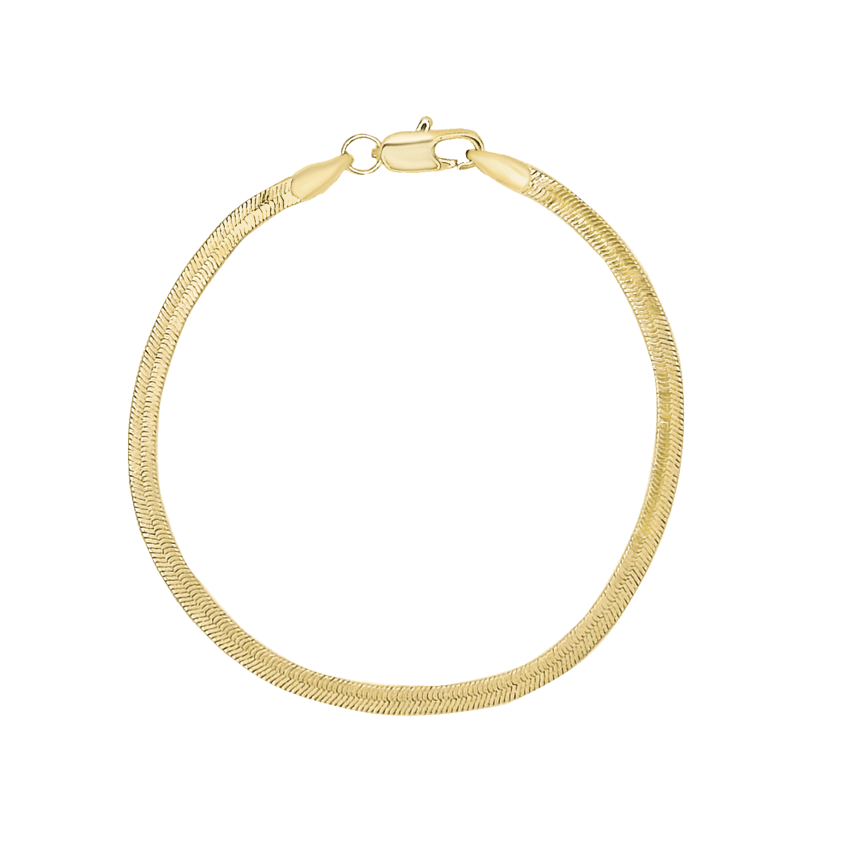 PAPERCLIP BRACELET DAINTY GOLD WATERPROOF
