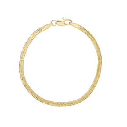 PAPERCLIP BRACELET DAINTY GOLD WATERPROOF