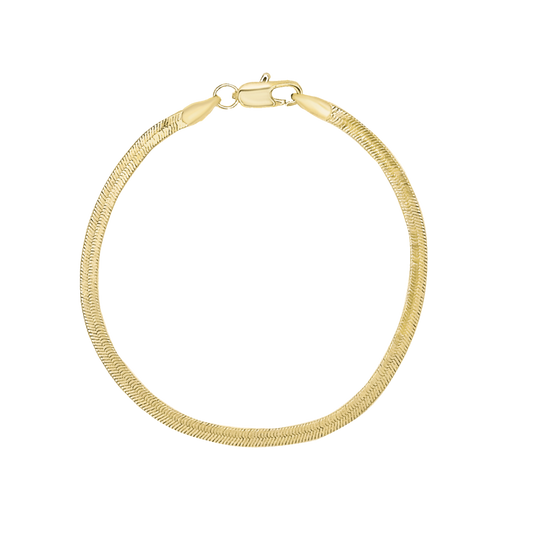 PAPERCLIP BRACELET DAINTY GOLD WATERPROOF