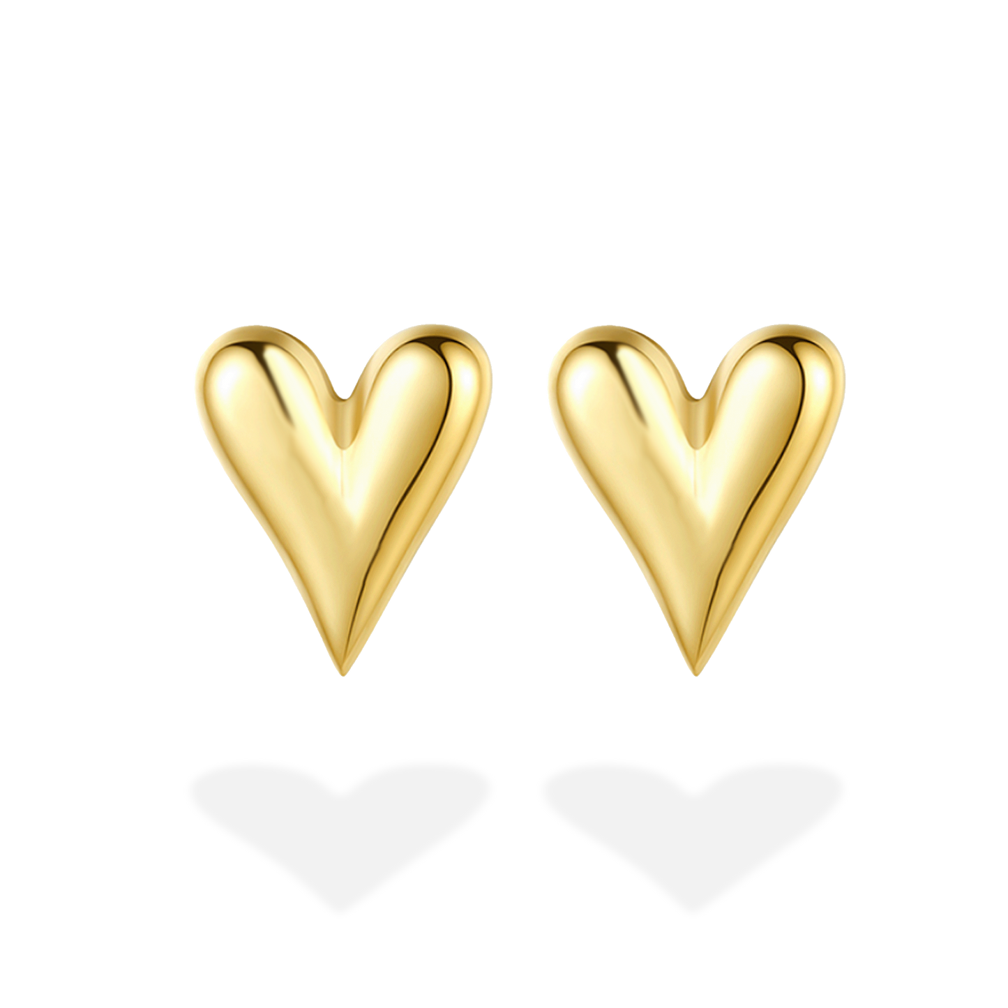 PUFFY HEART EARRINGS