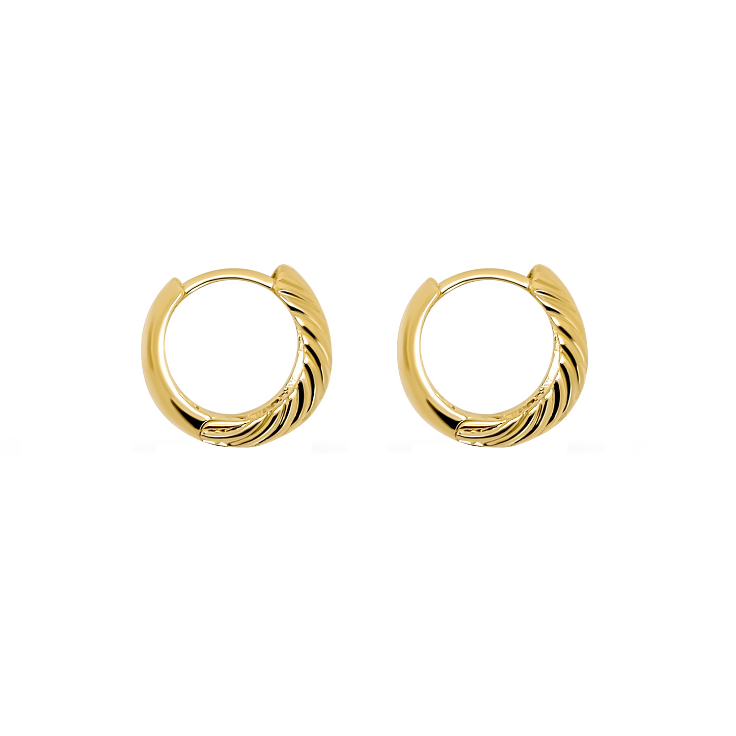 TWIST HUGGIE HOOPS