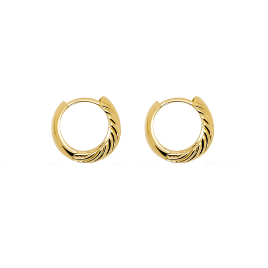 TWIST HUGGIE HOOPS
