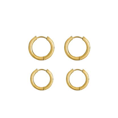 CLASSIC HOOP SET GOLD