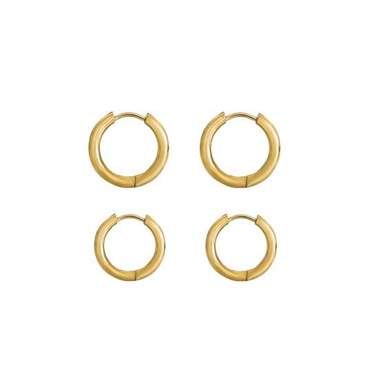 CLASSIC HOOP SET GOLD