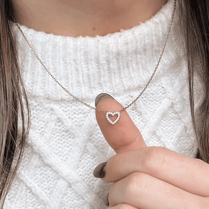 SMALL HEART NECKLACE GOLD