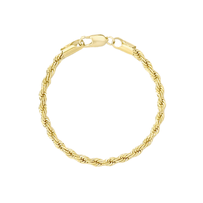 gold rope bracelet waterproof