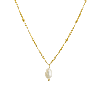 pearl necklace delicate wedding everyday