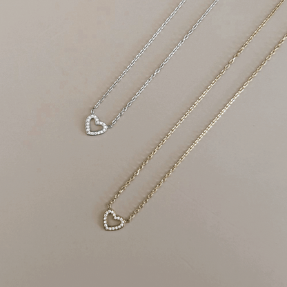 SMALL HEART NECKLACE GOLD