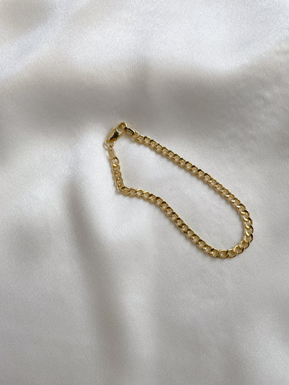 CUBAN BRACELET GOLD SOLID
